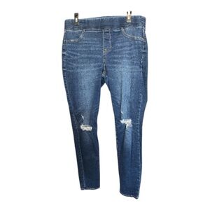 EUC Old Navy Rockstar distressed jeggings – blue – size 14